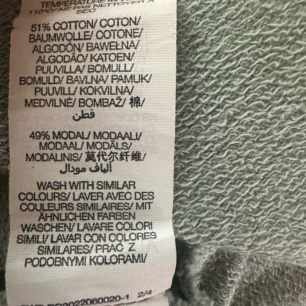 Sweaty Betty After Class Sweatshirt. Size 12 Sage Green. - Picture 11 of 14